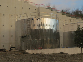 Резервуары 1170 м3 (2х585м3) для инженерного корпуса обслуживания тоннелей